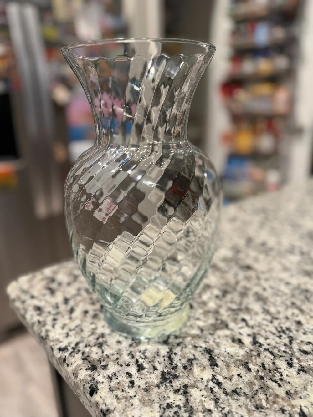 Indiana Glass Clear Illusions Vase
